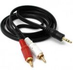 Cable audio 3.5 2RCA 1.5mts